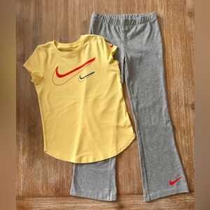 Nike tshirt and pants outfit size 6